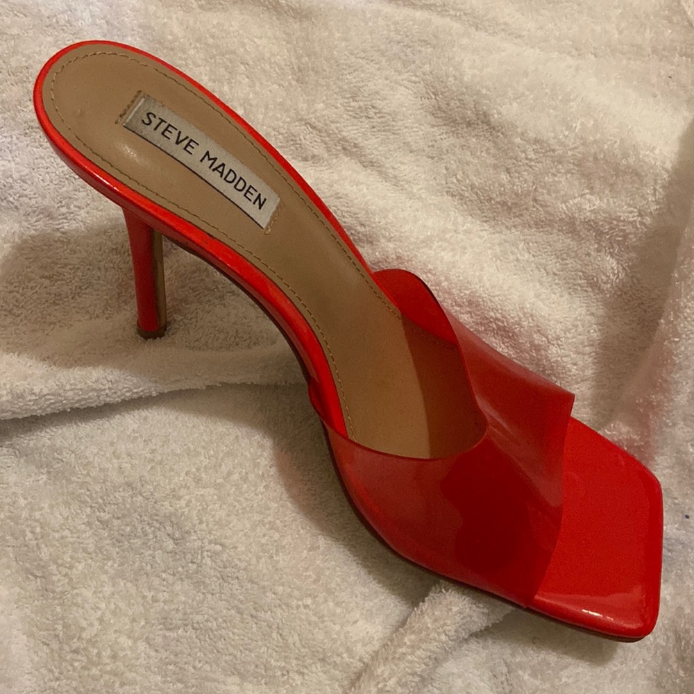 Worn once red heels